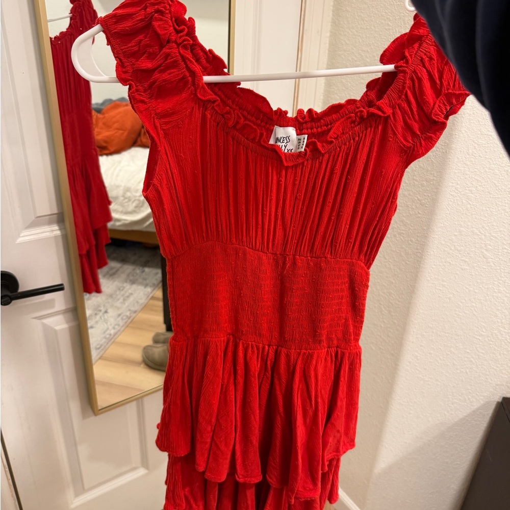 Red Jumpsuit Princess Polly